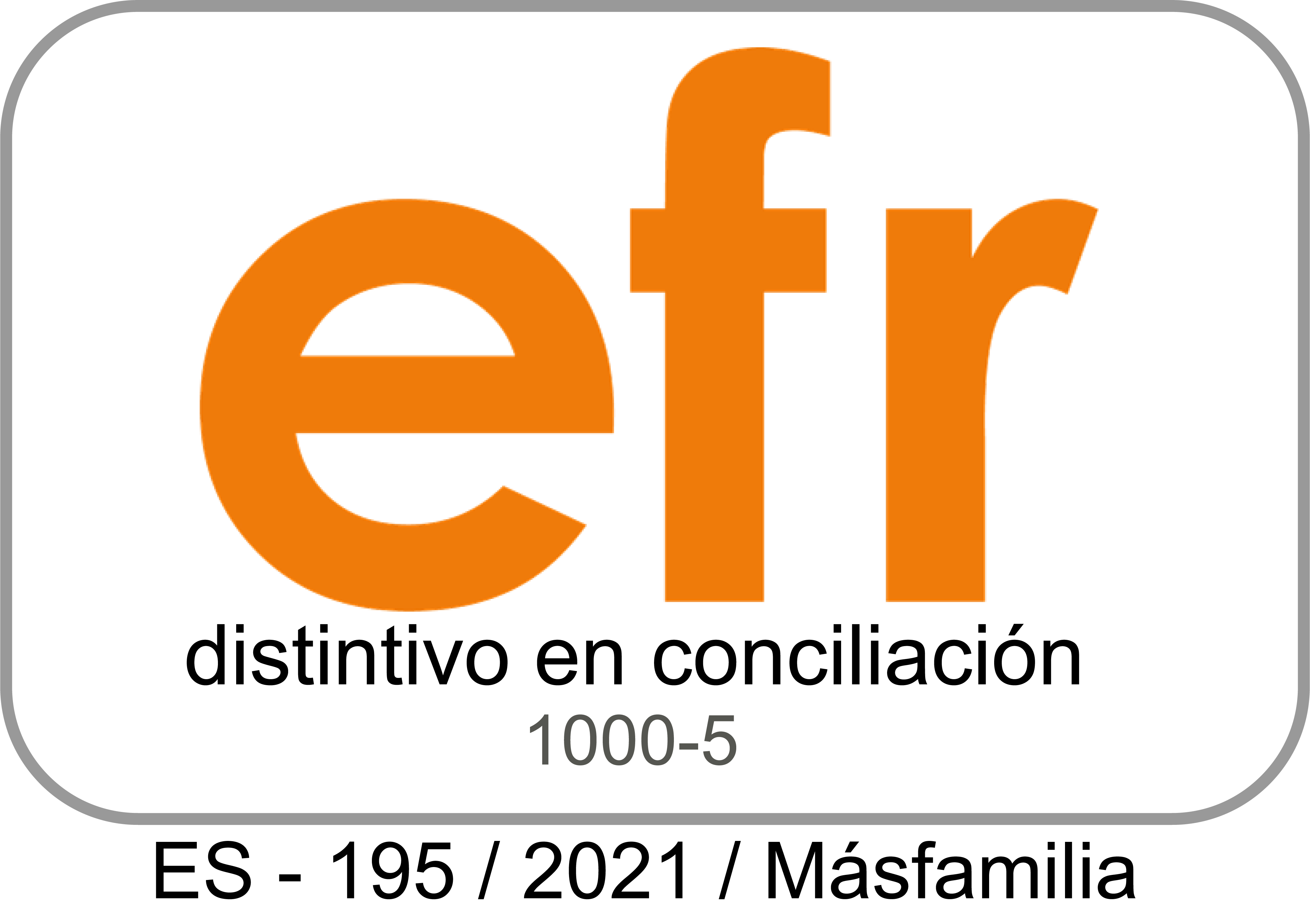 ONG Acreditada - Empresa Familiarmente Responsable